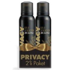 Privacy Gold Men 2'li Deodorant 2x150ml