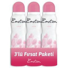 Load image into Gallery viewer, Emotion Love Kadın Deodorant 3x150ml