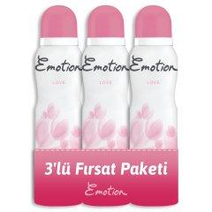 Emotion Love Kadın Deodorant 3x150ml